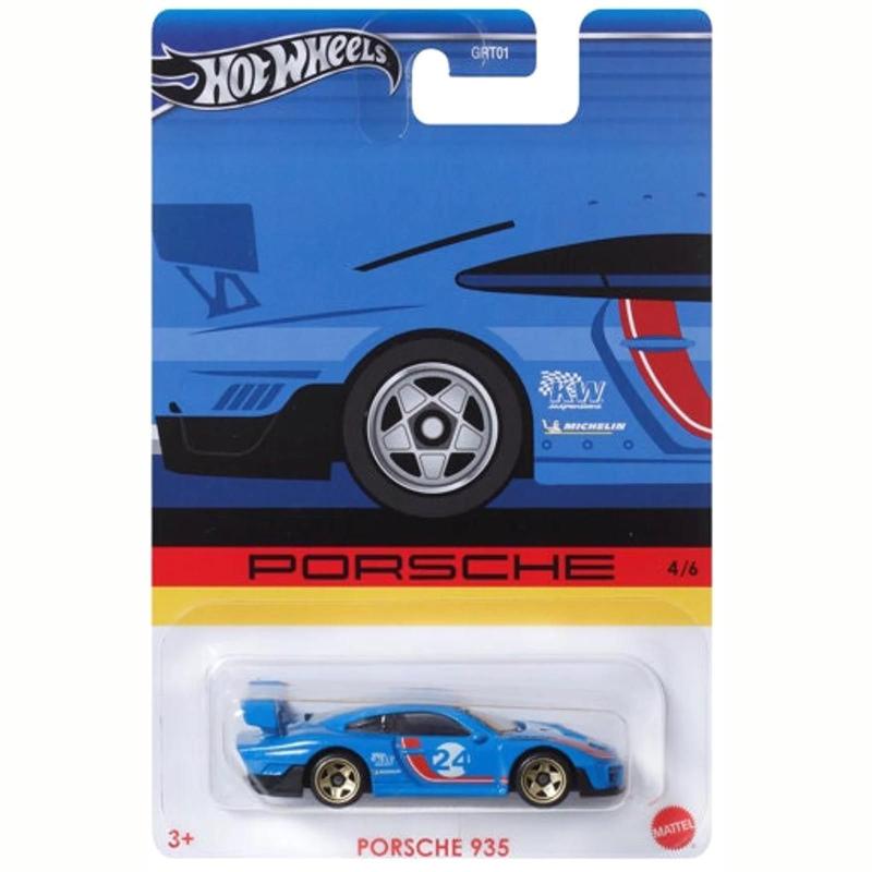 Hot Wheels - Set 6 Miniaturas - Porsche - GRT01-945G - Carrinhos